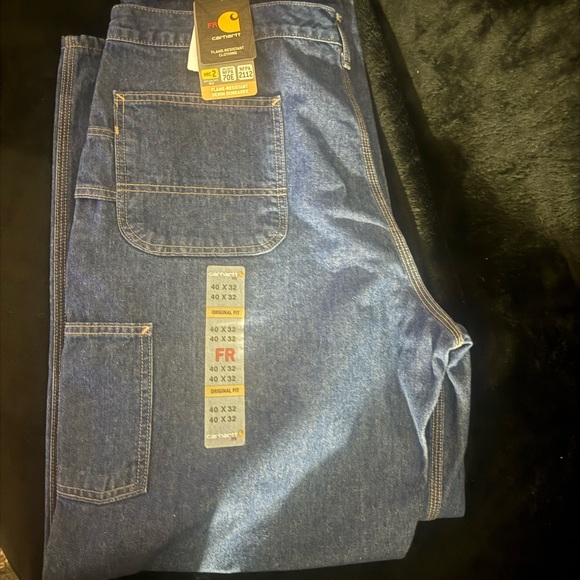 Flame resistant force rugged relaxed fit utility jeans - Picture 4 of 7